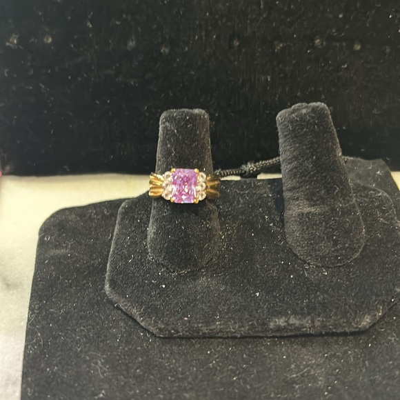 Vintage Talia Light Tanzanite Purple Ring, sz 5-boutique - Picture 3 of 6